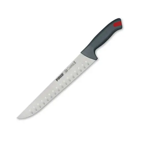 Gastro Kasap Bıçağı No.5 Oluklu 25 cm GRİ