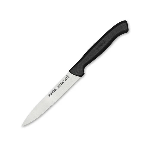 Ecco Sebze Bıçağı Dişli 12 cm SİYAH