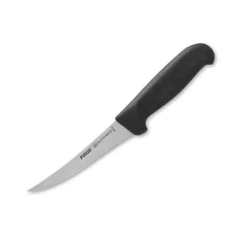 Butcher's Sıyırma Bıçağı Kıvrık Sert 12 cm SİYAH