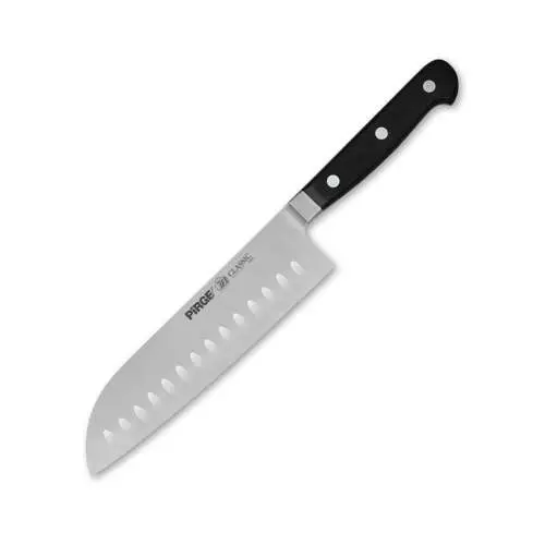 Classic Santoku Bıçağı Oluklu 18 cm SİYAH