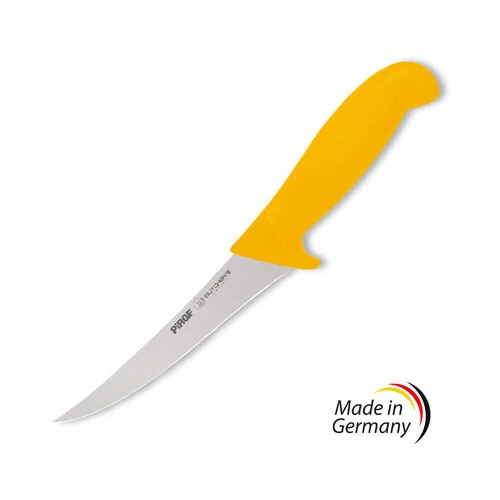 Butcher's Germany Sıyırma Bıçağı Kıvrık Sert 13 cm KIRMIZI - 2