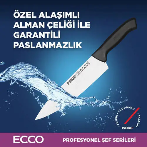 Ecco Şef Bıçağı 16 cm SİYAH - 2