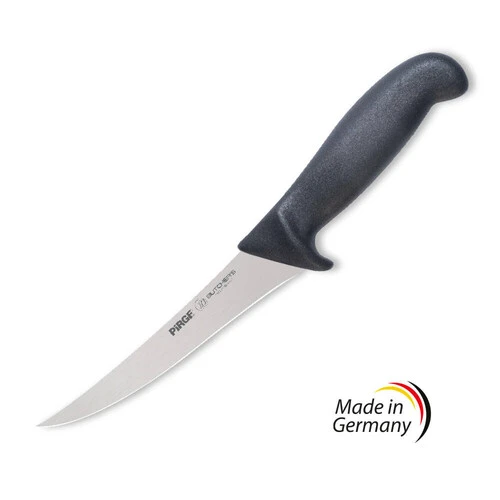 Butcher's Germany Sıyırma Bıçağı Kıvrık Sert 13 cm KIRMIZI