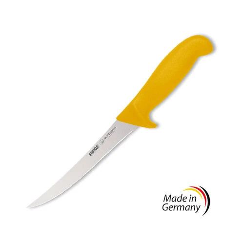 Butcher's Germany Sıyırma Bıçağı Kıvrık Sert 15 cm KIRMIZI - 2