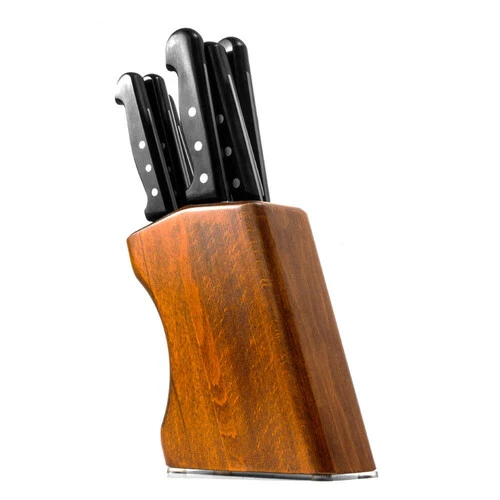 Superior Bloklu Bıçak Seti 6'lı SİYAH - 2