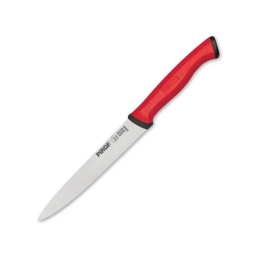 Duo Sebze Bıçağı Sivri 12 cm KIRMIZI