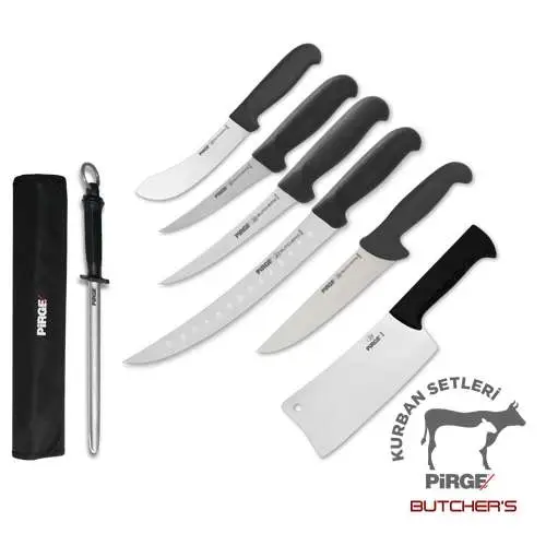 Butcher's Profesyonel Kasap Bıçak Seti - Büyük Set
