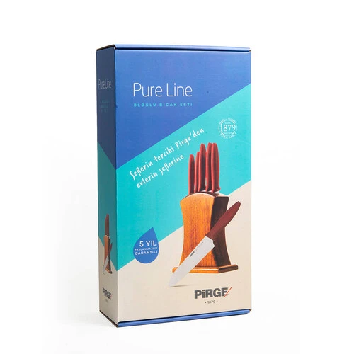 Pure Line Bloklu Bıçak Seti 5'li - 1